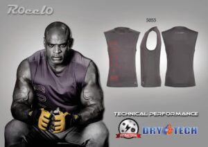 T-shirt RONNIE sans manche violet