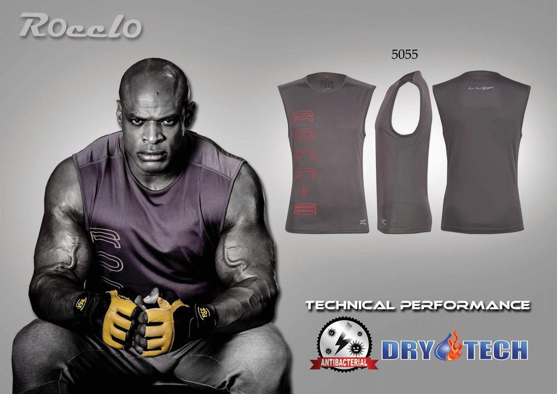 T-shirt RONNIE sans manche violet