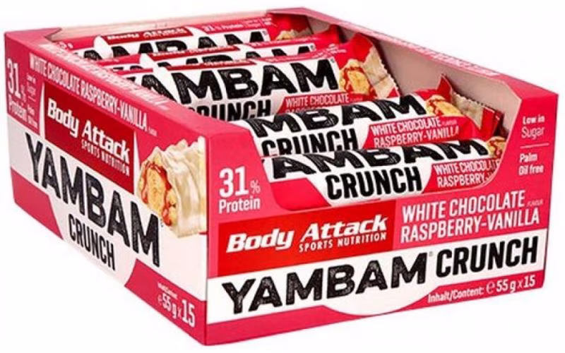YamBam Crunch Bar 15 x 55g