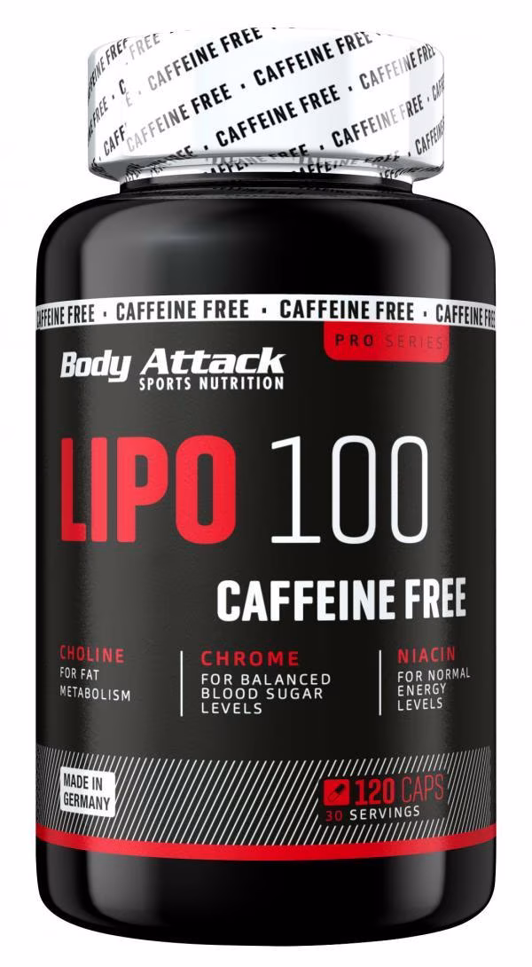 Lipo 100 sans caféine 120 caps