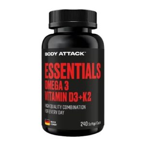 Essentials Omega 3 + Vitamines D3 & K2 - 240 caps