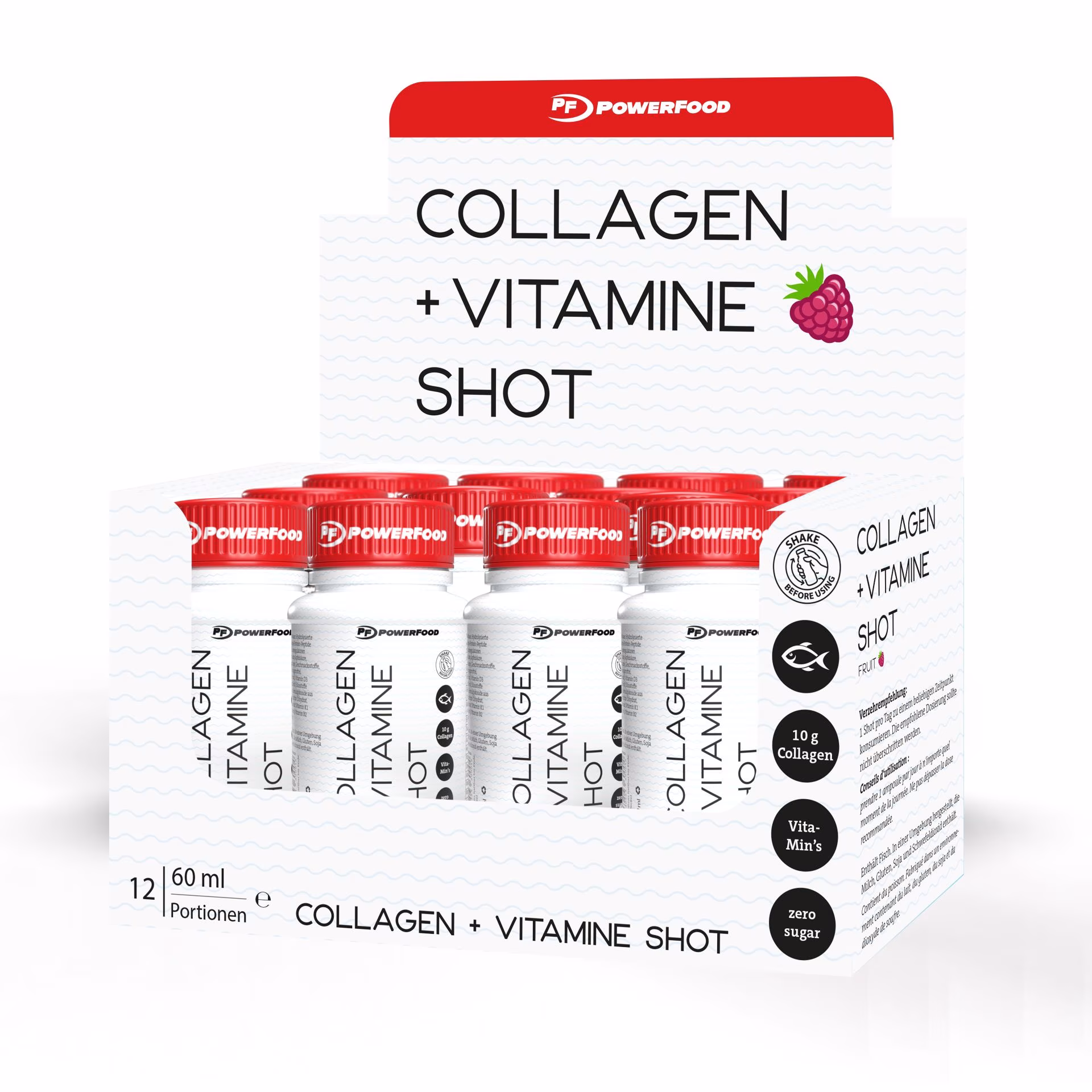 Shot de Collagène et de Vitamines 12 x 60ml